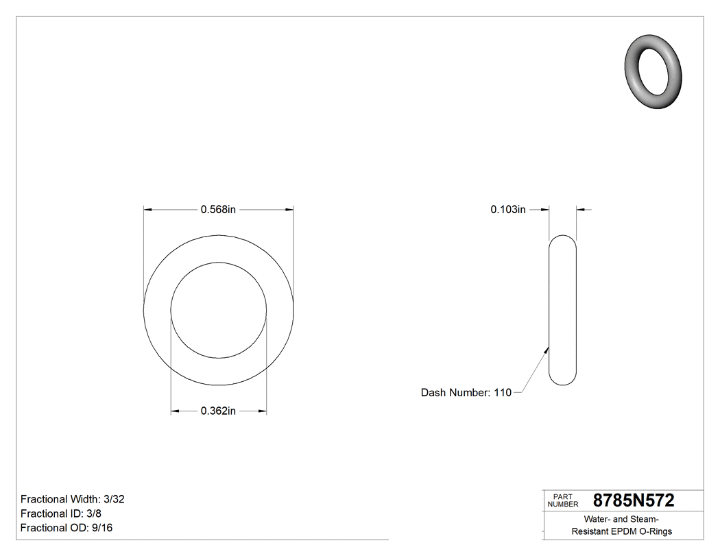 Technical drawing - 8785N572